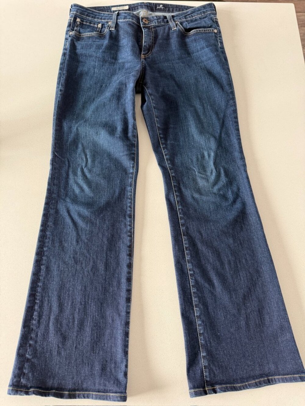 AG Adriano Goldschmied The Jessie Curvy Bootcut Jeans, 31R, Good Condition